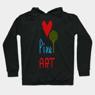 Love Pixel Art Hoodie